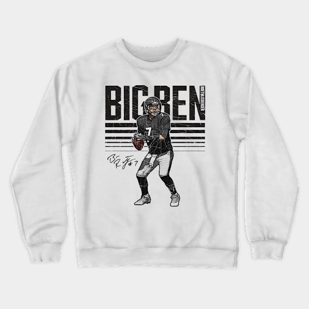 Ben Roethlisberger Pittsburgh Hyper Crewneck Sweatshirt by MASTER_SHAOLIN